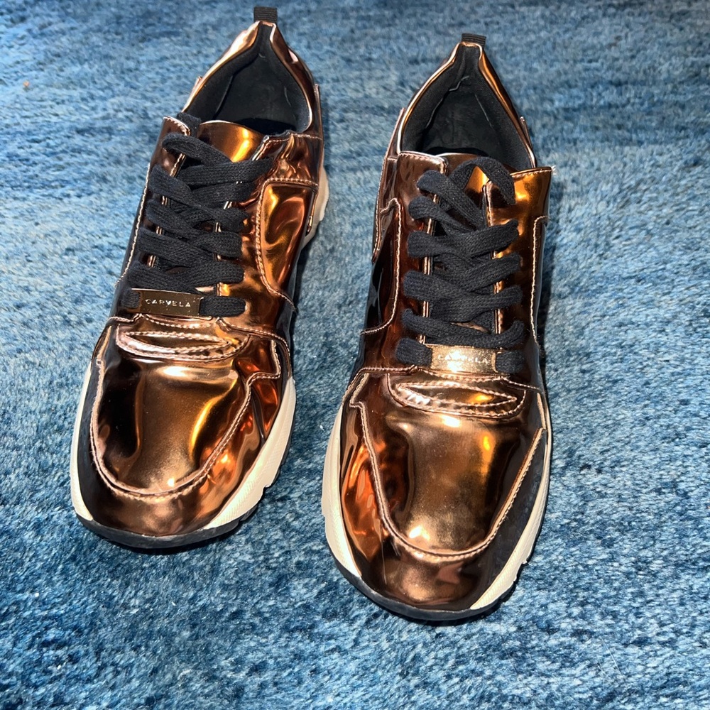 KURT GEIGER Carvela Bronze Sneakers - Picture 2 of 11